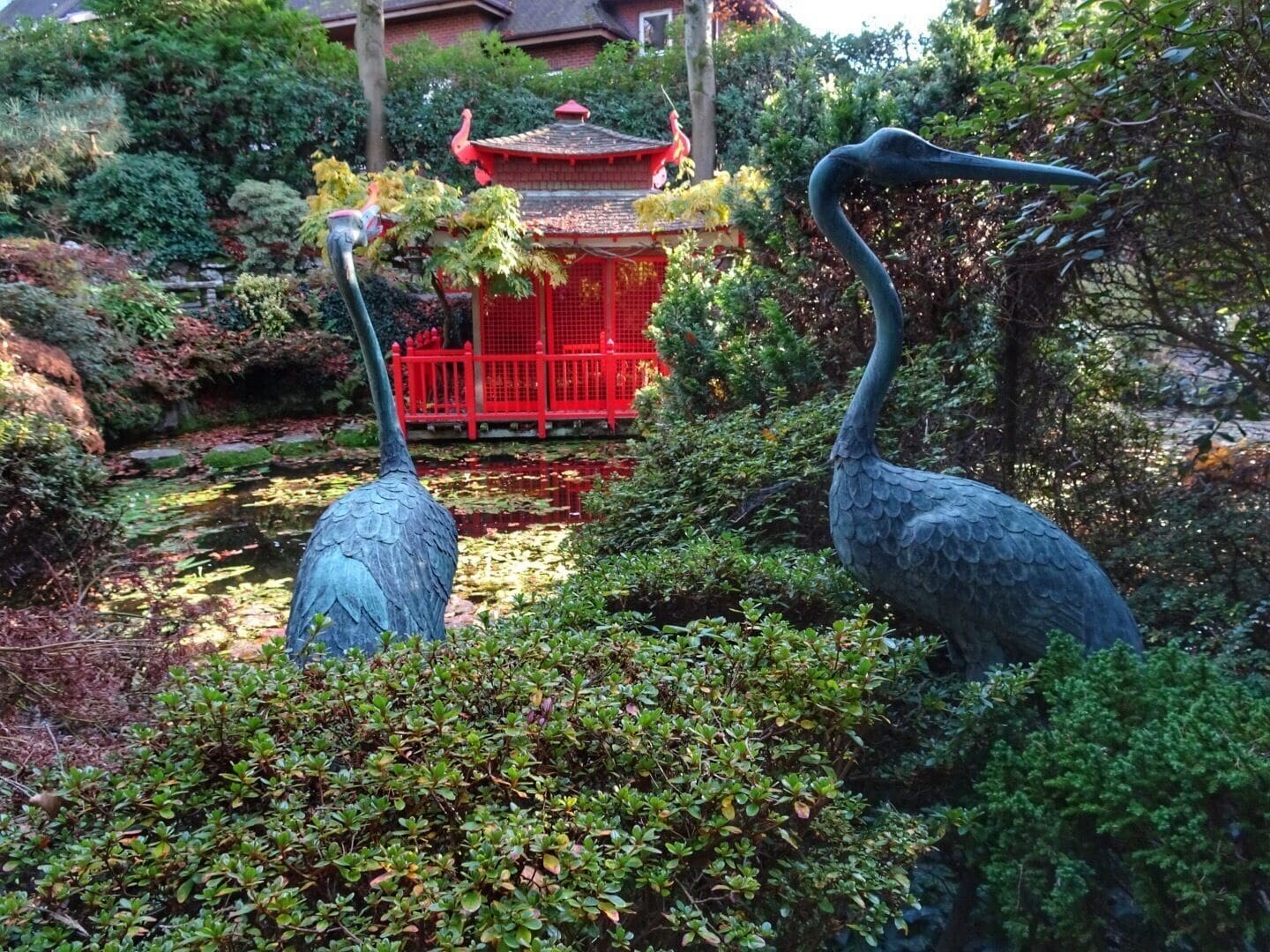 Japanese garden at Compton Acres