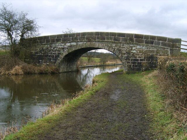 Bridge 57 Lancaster Canal Carries a footpath