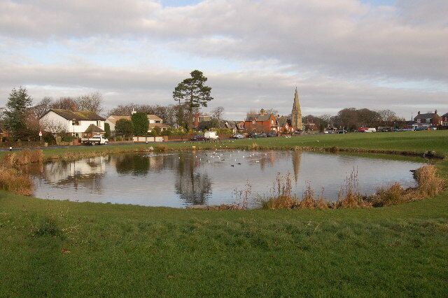 The Dub at Wrea Green. The green and The Dub at Wrea Green are a favourite picnicking spot (if the ducks don't steal your grub) the Dub is also popular with local fishermen having some very large carp in it.