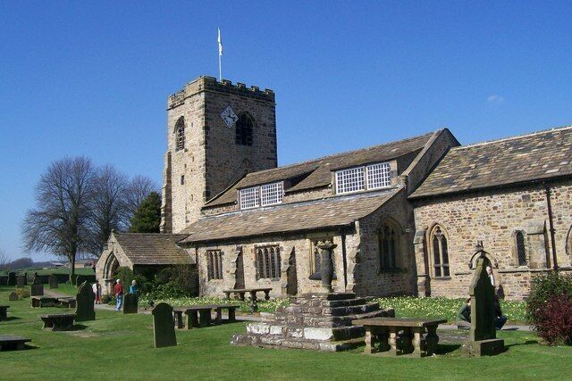 Parish Church, Ribchester, near to Ribchester, Lancashire, Great Britain. Taken on Easter Sunday 2009