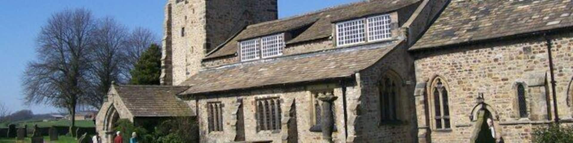 Parish Church, Ribchester, near to Ribchester, Lancashire, Great Britain. Taken on Easter Sunday 2009