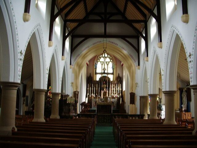 Interior of St John the Evangelist, The Willows, Kirkham