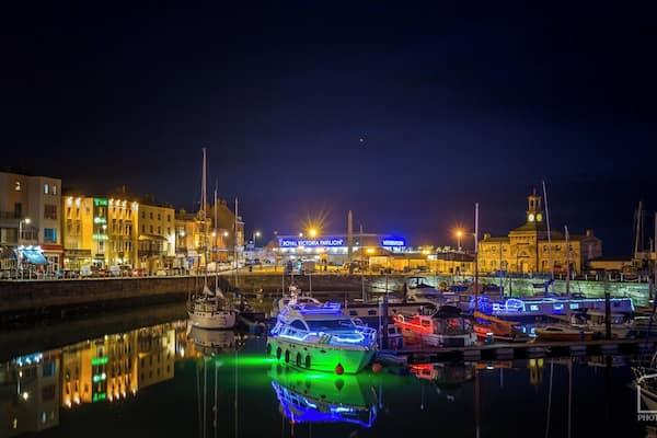 Taken during the annual Christmas light event by Ramsgate Yacht Club