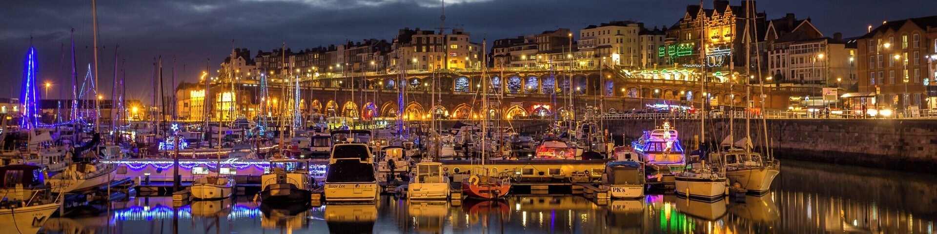 The Royal Harbour in Ramsgate