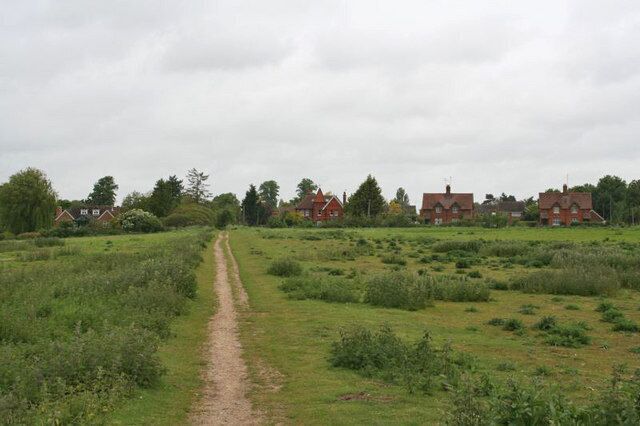 The Rideway to South Stoke View of the Ridgeway path towards South Stoke