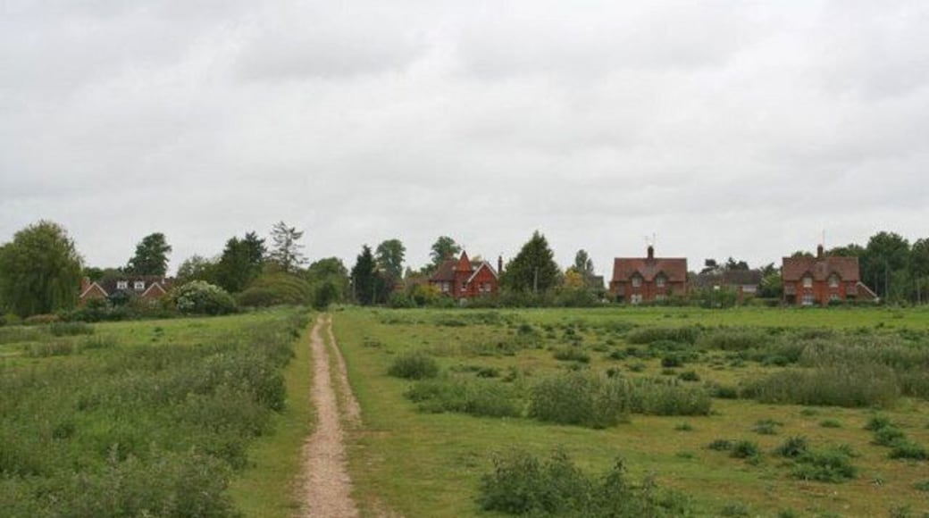 The Rideway to South Stoke View of the Ridgeway path towards South Stoke