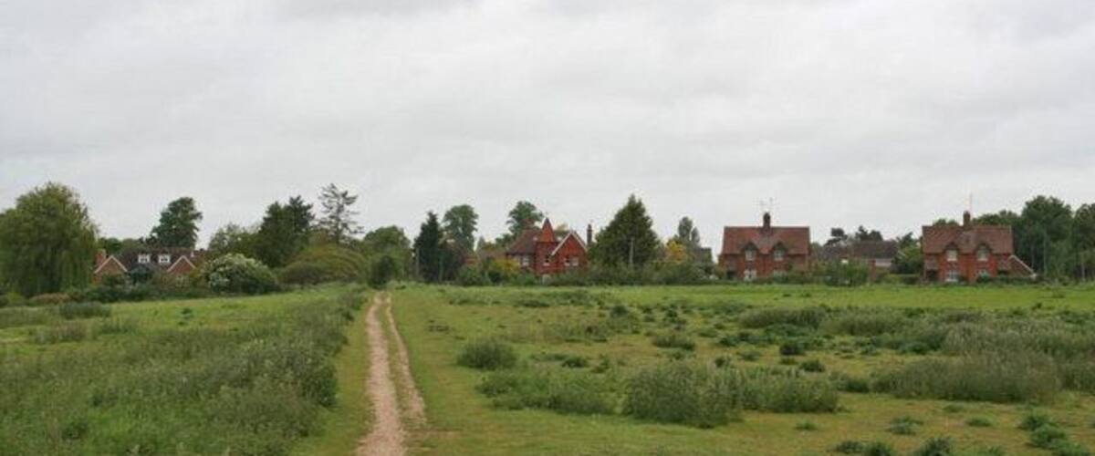 The Rideway to South Stoke View of the Ridgeway path towards South Stoke