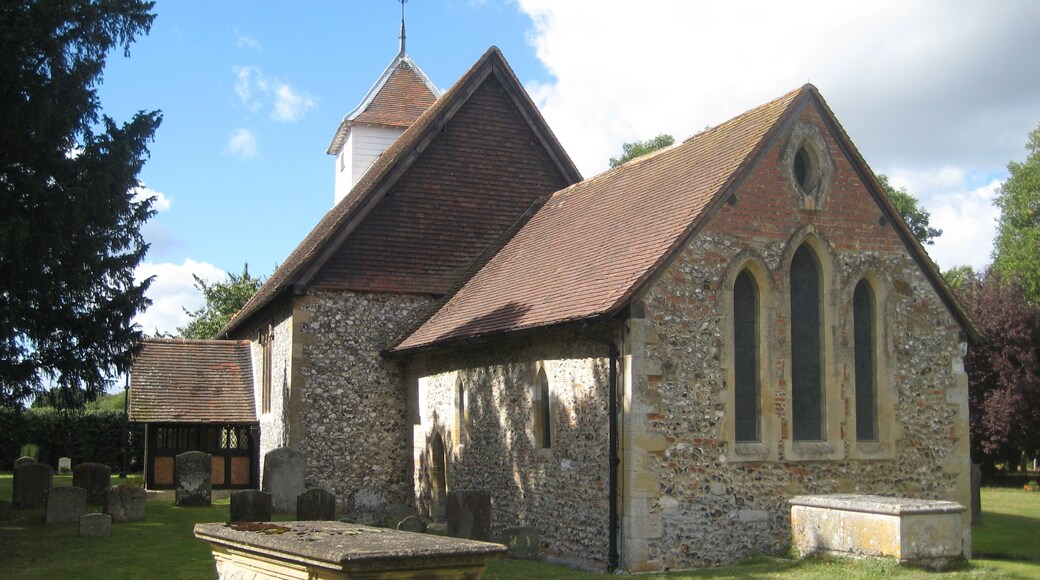 St Mary's Church, Sulhamstead Abbots, Berkshire. View from the east.