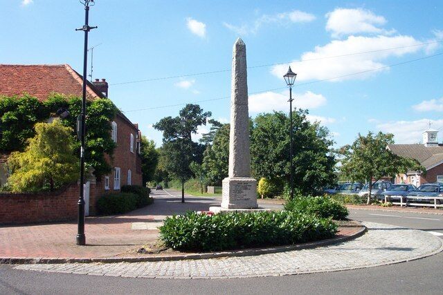 War Memorial, Swallowfield The War Memorial in the centre of Swallowfield village, Berkshire.