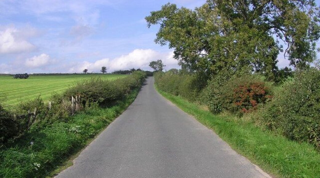 Norbeck Lane Looking north on Lane from Barningham Village to Greta Bridge and the A66
