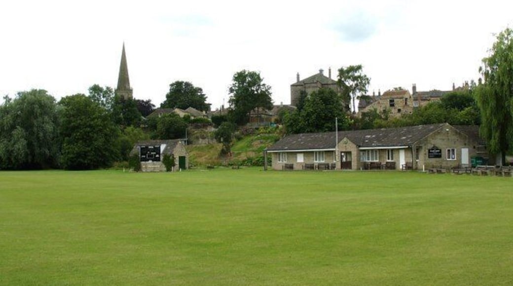 Masham Cricket Ground Cricket ground in a pleasant setting below the town and church.