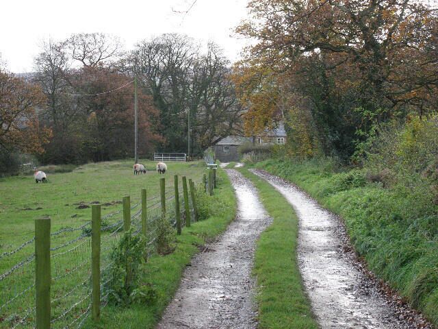 The Track From Howe Farm To Fearby and Healy Village Hall.