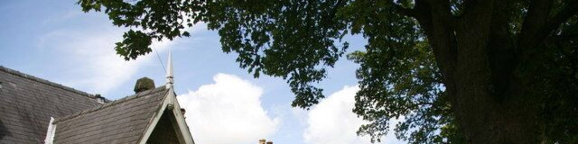 Thornton Watlass School The Old School on the edge of the village green with water pump for those pupils arriving with dirty knees!