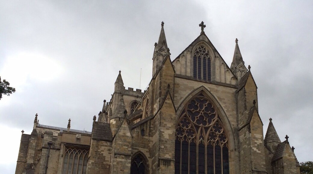 Ripon Cathedral from the graveyard!