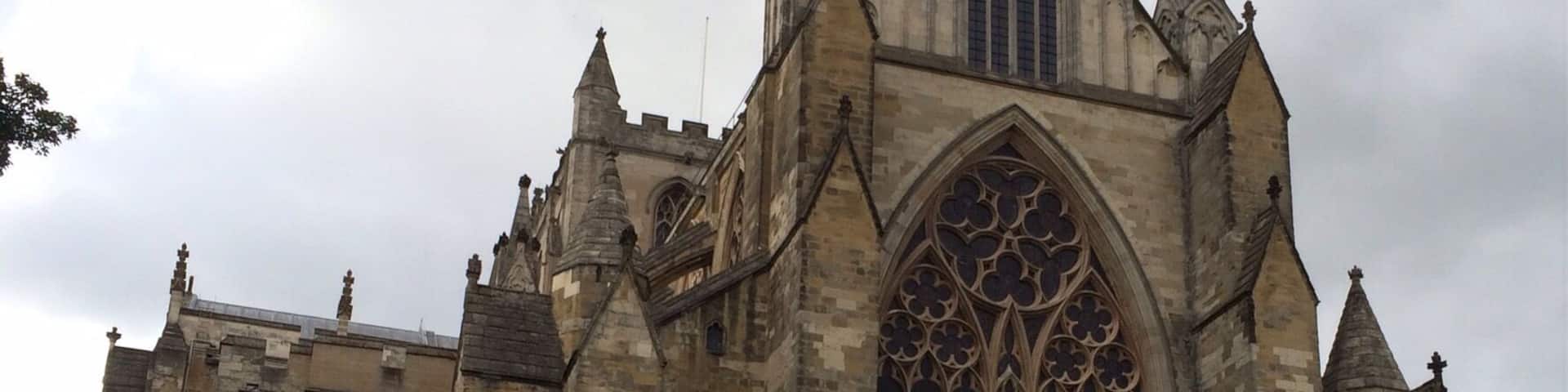 Ripon Cathedral from the graveyard!