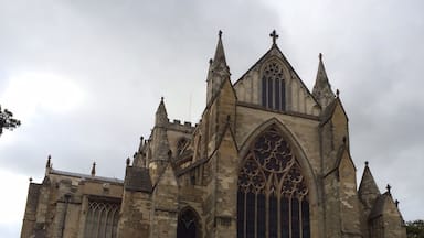 Ripon Cathedral from the graveyard!