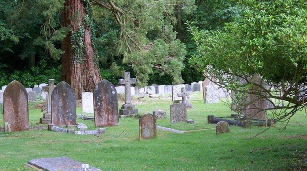 Part of St Mark's parish churchyard, Ampfield, Hampshire