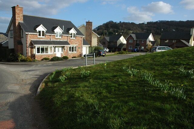 Yew Tree Close, Whitchurch Recent housing development of attractive new houses on the edge of the village of Whitchurch.