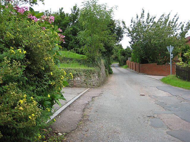 Minor road to Glewstone From Pencraig. Runs parallel to the A40 for a short stretch.