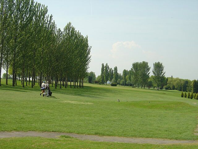 Phoenix Golf Course. On the slopes above the River Rother. This view belies the industrial landscape that it overlooks 799201.