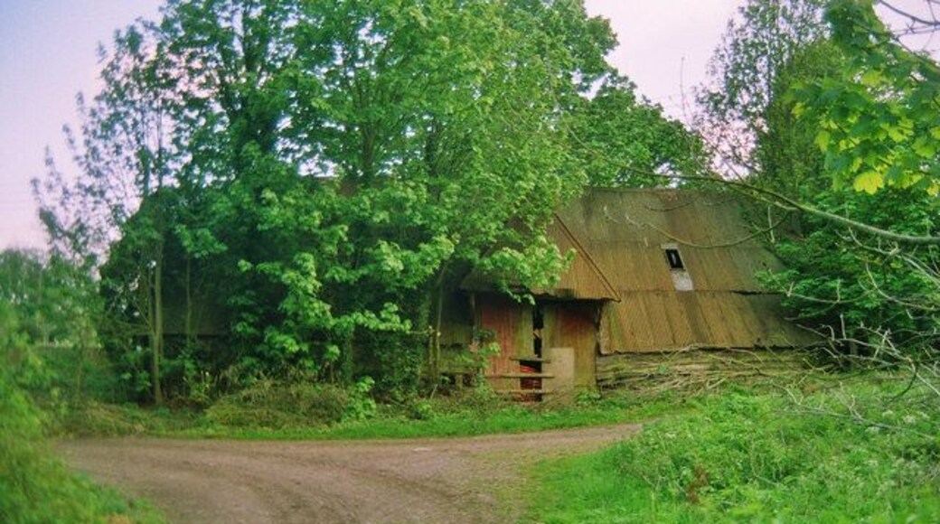 Manor Barn, Cholderton The old barn, originally part of Manor Farm, Cholderton taken before its restoration in 2005.