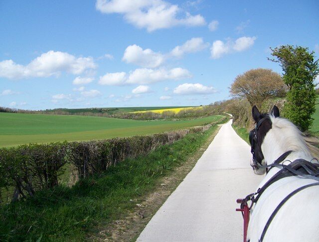 Bridleway to Stoke Farm The bridleway heads to Stoke Farm where it joins the byway from Broadchalke to the Old Shaston Drove.