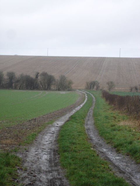 Track across Hill Farm