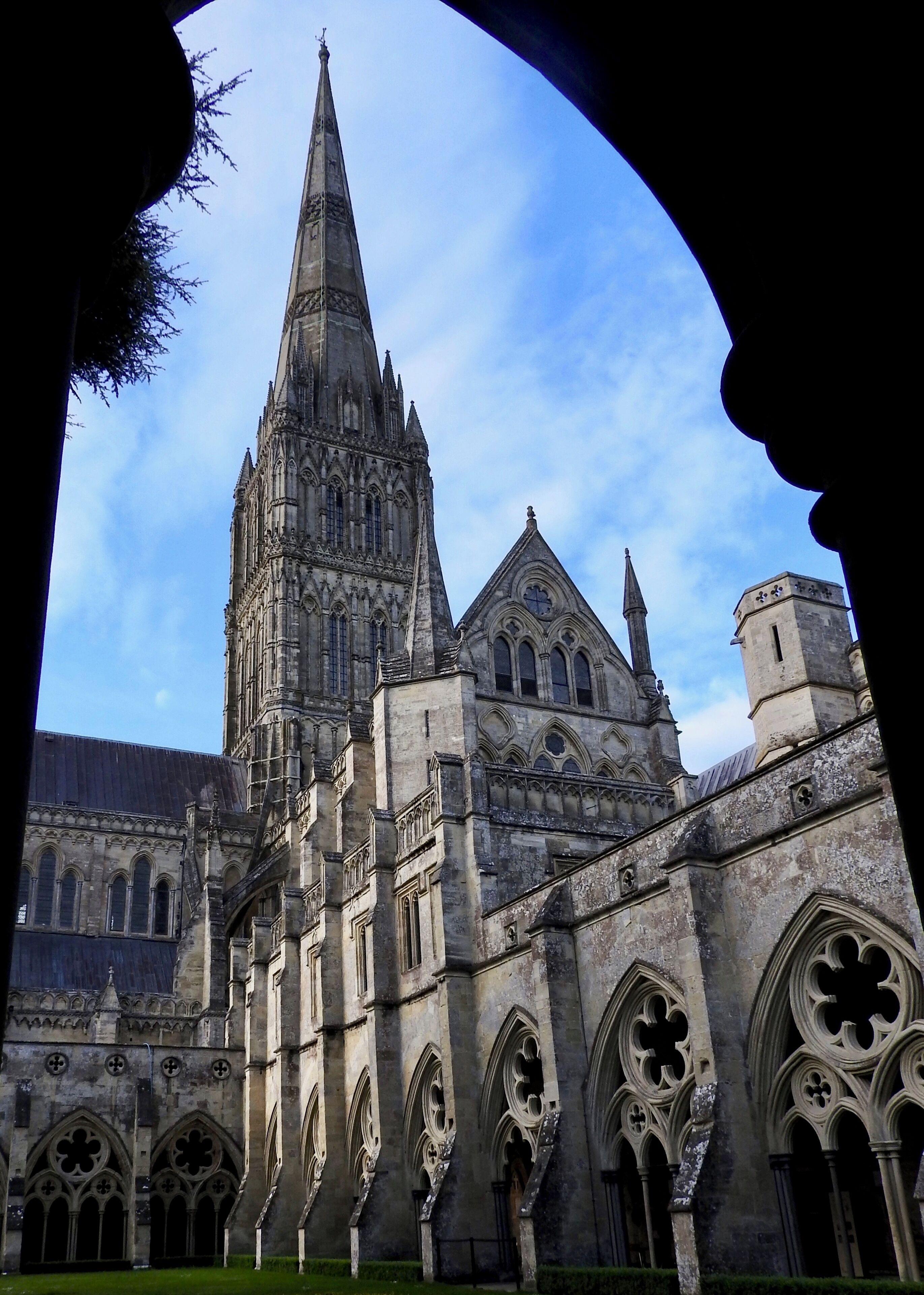 Salisbury Cathedral, formally known as the Cathedral Church of the Blessed Virgin Mary, is an Anglican cathedral in Salisbury, England, and one of the leading examples of Early English architecture. The main body of the cathedral was completed in only 38 years, from 1220 to 1258.  The cathedral has the tallest church spire in the United Kingdom, at 404 feet (123m). Visitors can take the "Tower Tour" where the interior of the hollow spire, with its ancient wood scaffolding, can be viewed.

#LikeALocal
#TroveOnTuesday