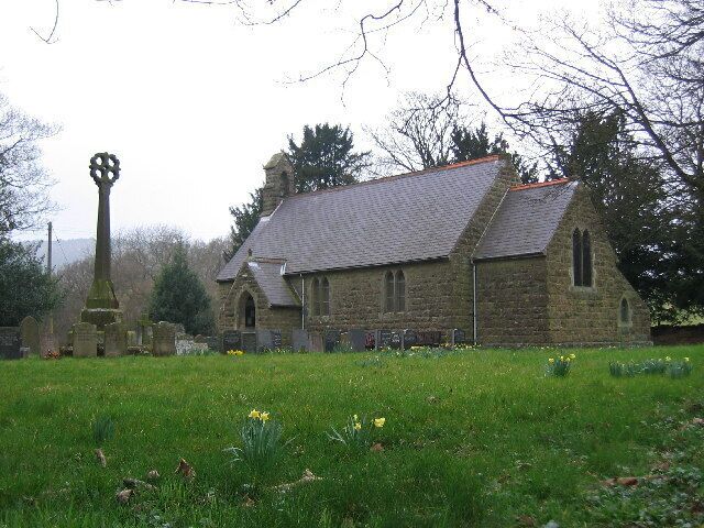 St. Peters Church. Situated between Langdale bridge and Langdale End. Photo looking west.