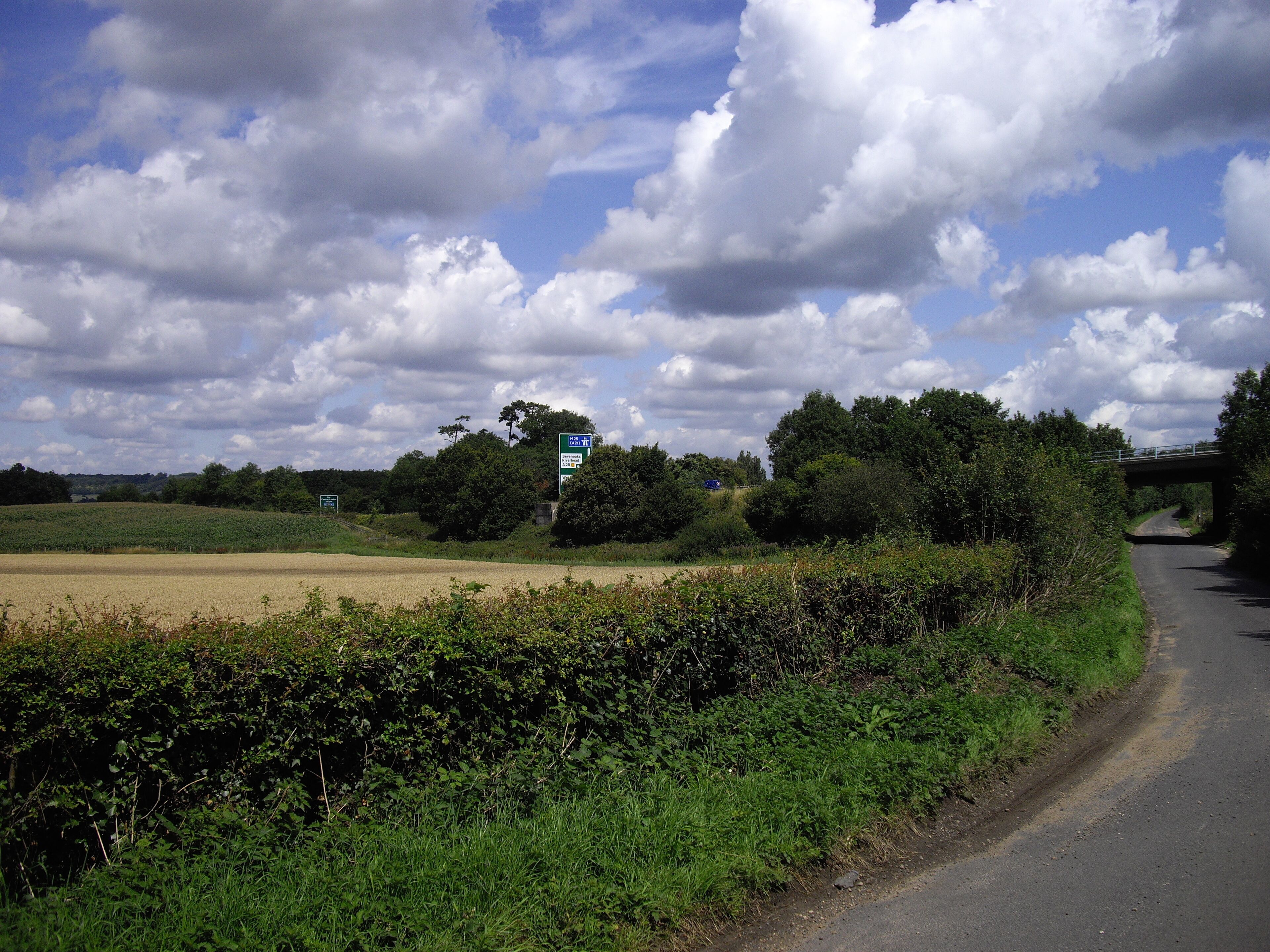 Back Lane with A21 bridge