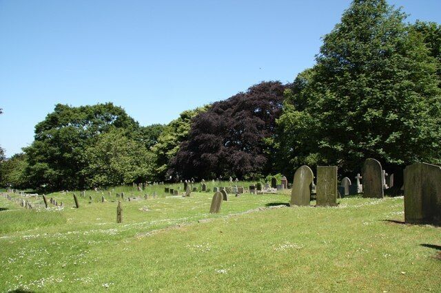 All Hallows churchyard The northern side of All Hallows churchyard