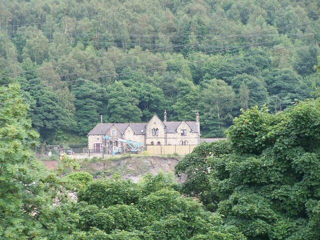 Station House in the Woods, Deepcar. A superbly converted Railway Station ... with work still being done, hence the Crane. One day I'll get a much better picture of this beautiful restoration. And, 13 months later, here it is ... 1571545