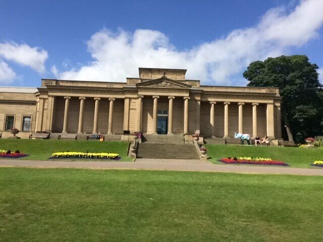 Weston park museum in Sheffield. A free to enter museum with a shop and cafe. There is also a lovely park which it is set in.