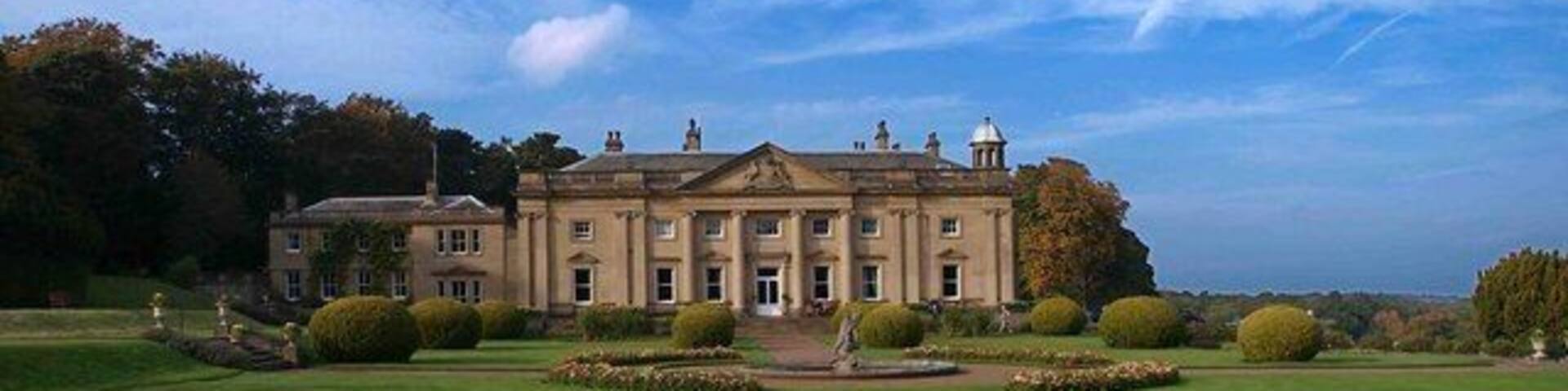 Wortley Hall and gardens. Present day hotel, restaurant, and conference centre. http://www.wortleyhall.org.uk/