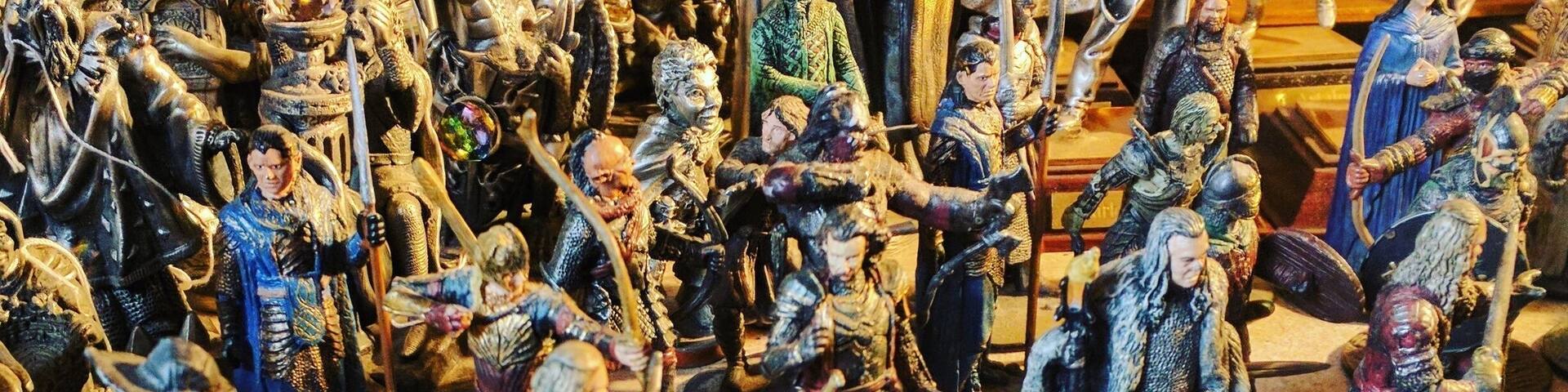 Lord of the Rings figures in one of Sheffield's hidden bric-a-brac shops. #Sheffield