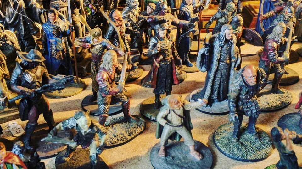 Lord of the Rings figures in one of Sheffield's hidden bric-a-brac shops. #Sheffield