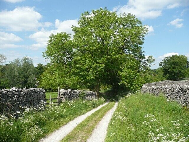 Bridleway south of Cracoe This is the quiet way from Cracoe to Rylstone.