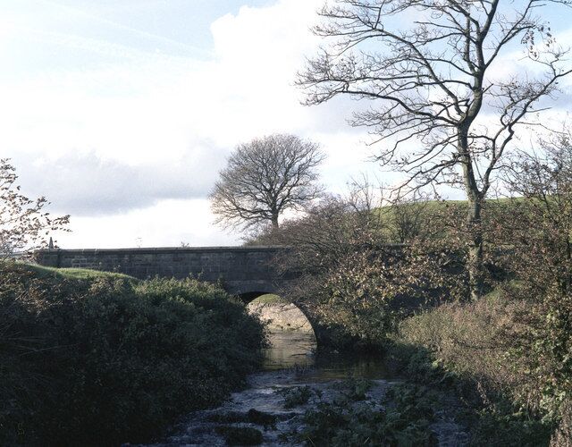 Pickhill Bridge, Elslack, Yorkshire The bridge carries the A56 over Langber Beck