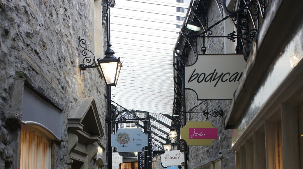 Small Shopping centre in Skipton, Yorkshire