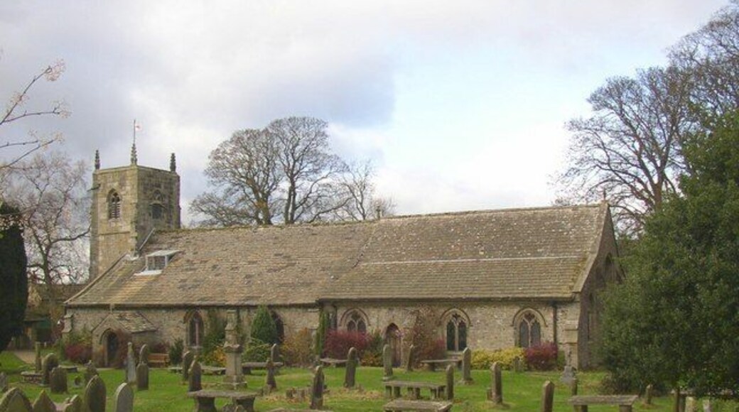 St Mary's Church, Long Preston A medieval church, with 14C details. The chancel was rebuilt in 1868.