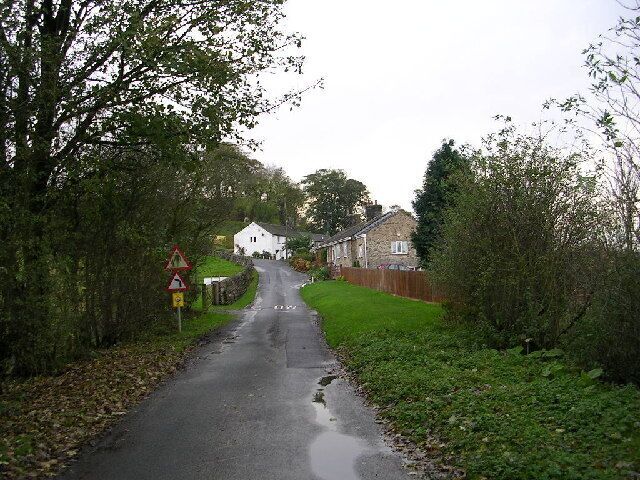 Draughton Bottom. Taken on road from A59 to Draughton and on to A65. The white building is a very popular Caravan Club certificated location and is adjacent to the Yorkshire Dales preserved railway