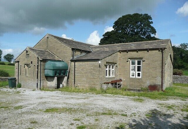 The Richard Tottie Memorial Hall, Coniston Cold. The front of this building is shown on 1331005, so I have submitted a view from the rear. An internet search found the following quote from an art sale catalogue: "Coniston Hall was sold in 1969 by order of the executors of Mrs. Tottie's son, the late Richard Tottie".