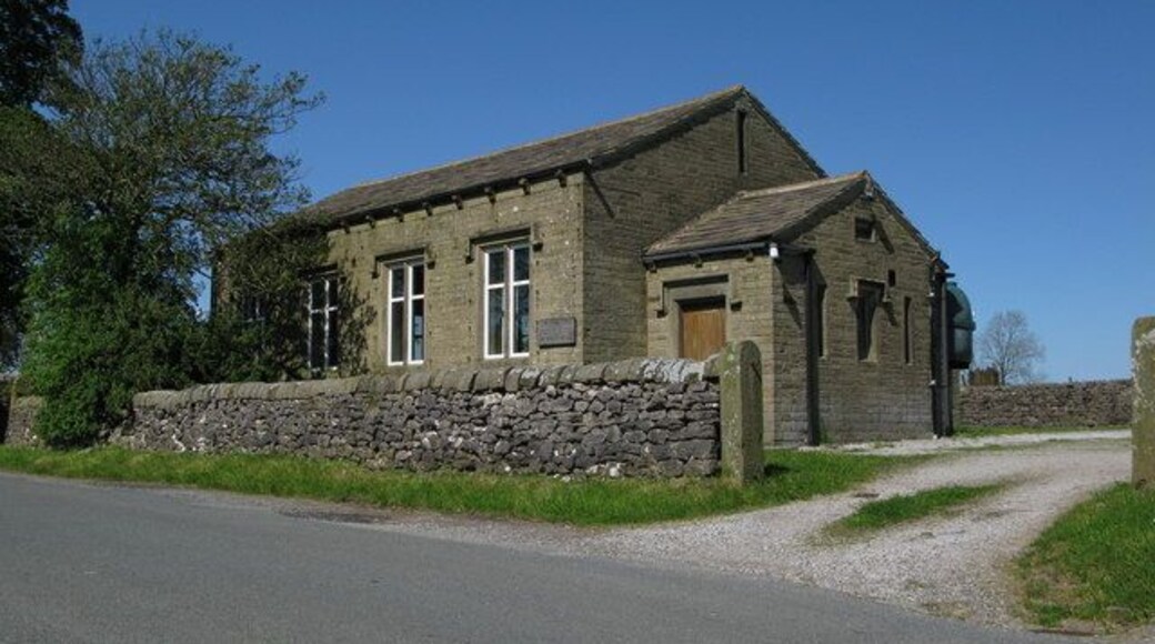 The Richard Tottie Memorial Hall Built in 1849 and now described as "for the use of inhabitants of Coniston Cold without distinction of political religious or other opinions including the use for meetings lectures and classes and for other forms of recreation and leisure-time occupation with the object of improving the conditions of life".