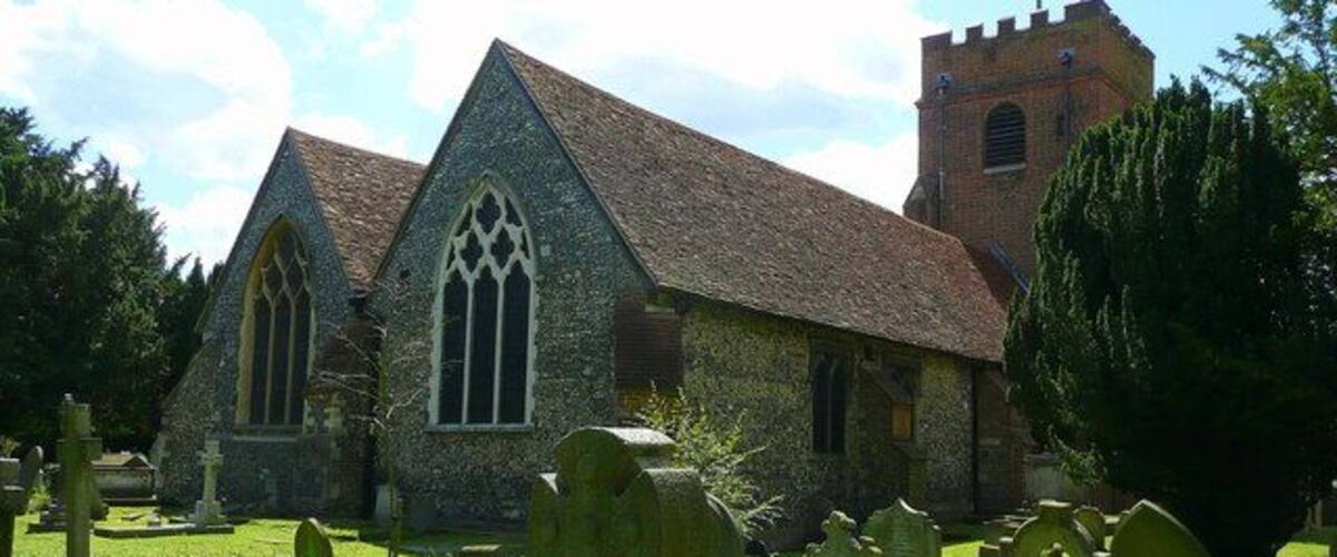 St. Mary's church, east end On a sunny summer's afternoon.