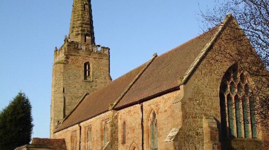 St Peter's parish church, Bickenhill, West Midlands (formerly Warwickshire), seen from the southeast