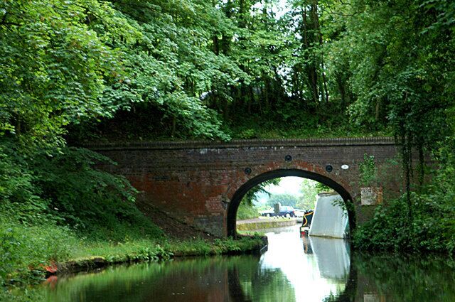 The bridge at the top of Knowle Locks