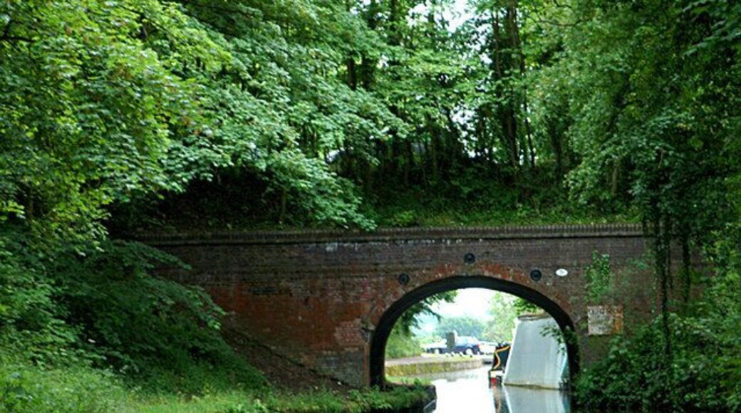 The bridge at the top of Knowle Locks