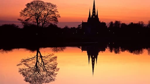 Cathedral at sunset, Lichfield © Arena Photo UK