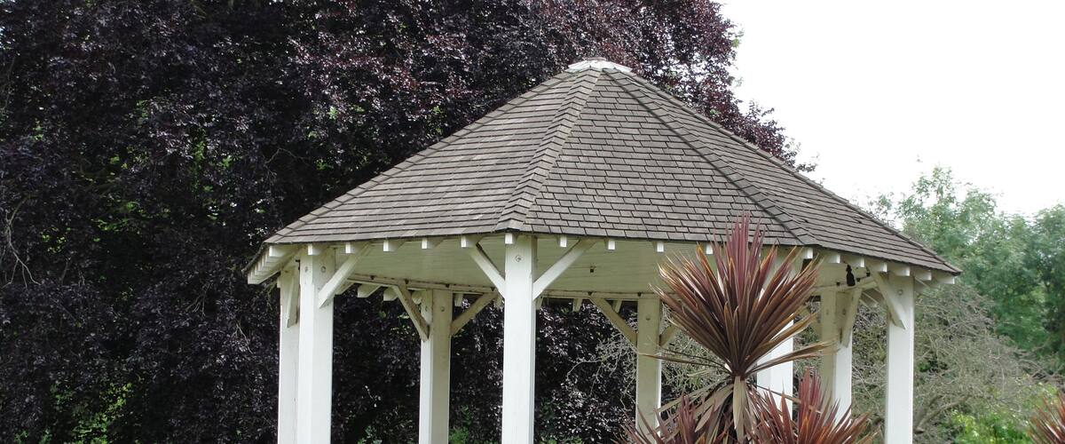 Band stand in Lammas Park, Staines, Surrey