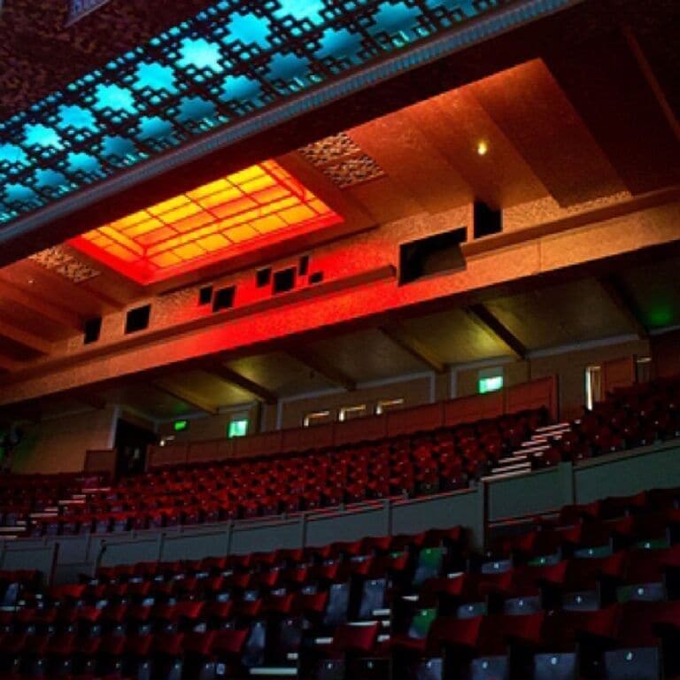Inside Stockport Plaza theatre. 